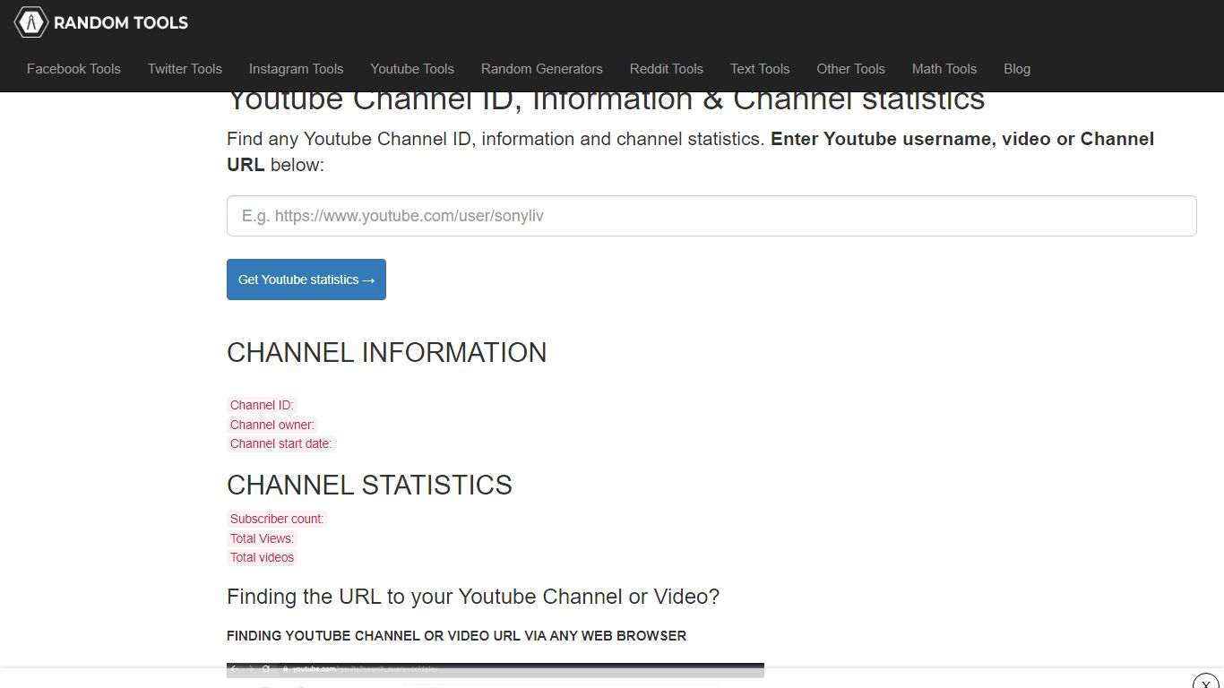 Youtube Channel ID, Info & Stats - Find My Facebook ID